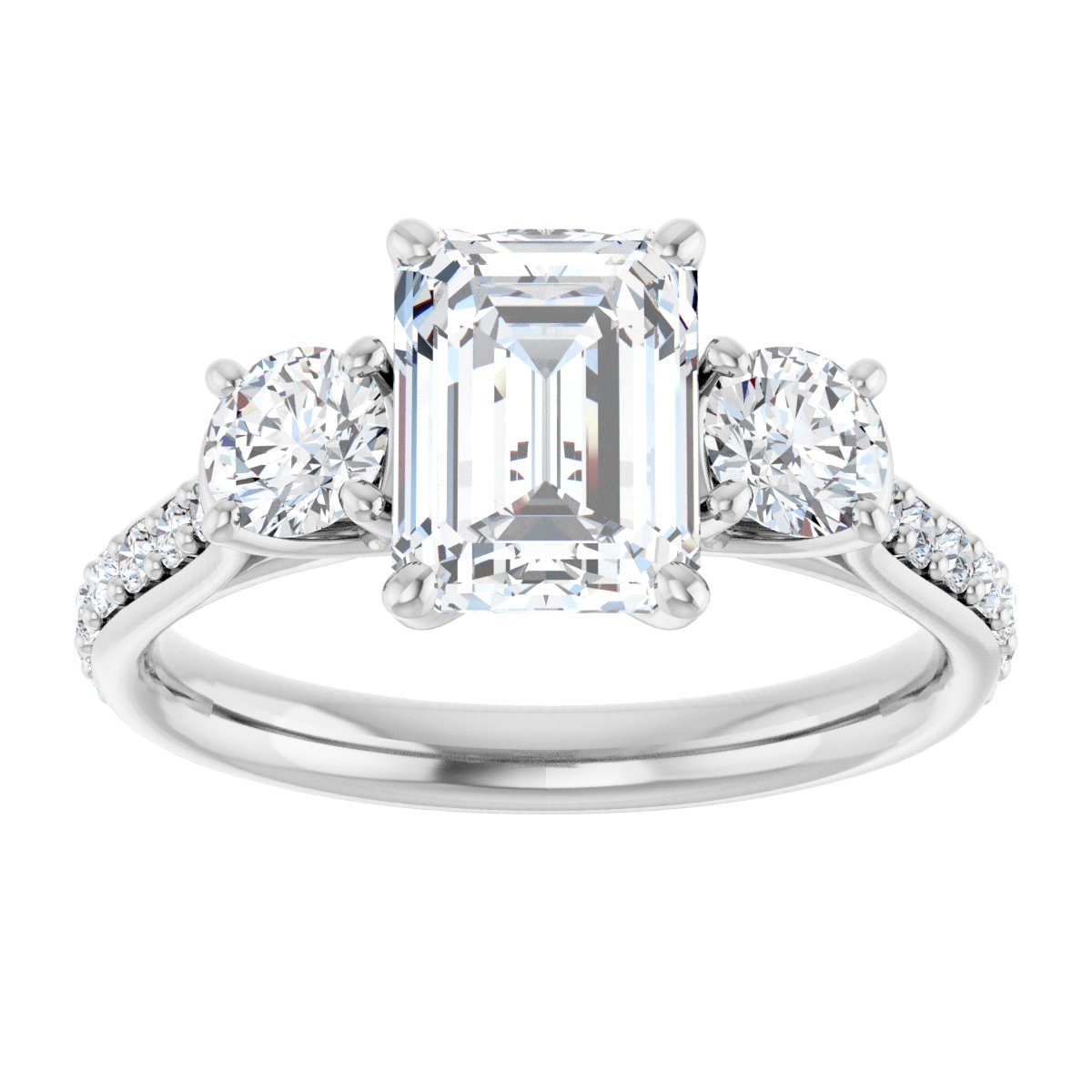 Three-Stone Engagement Ring