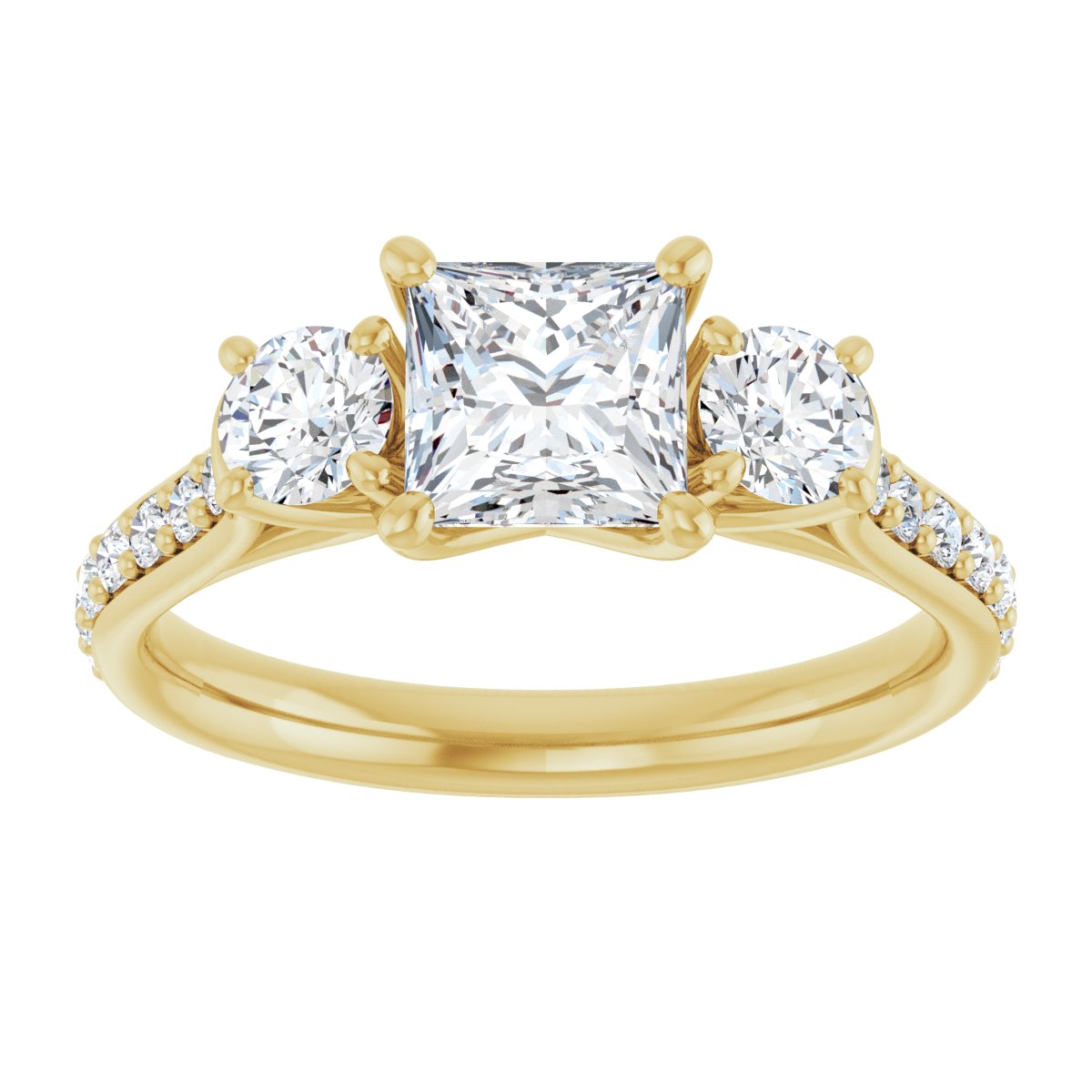 Three-Stone Engagement Ring