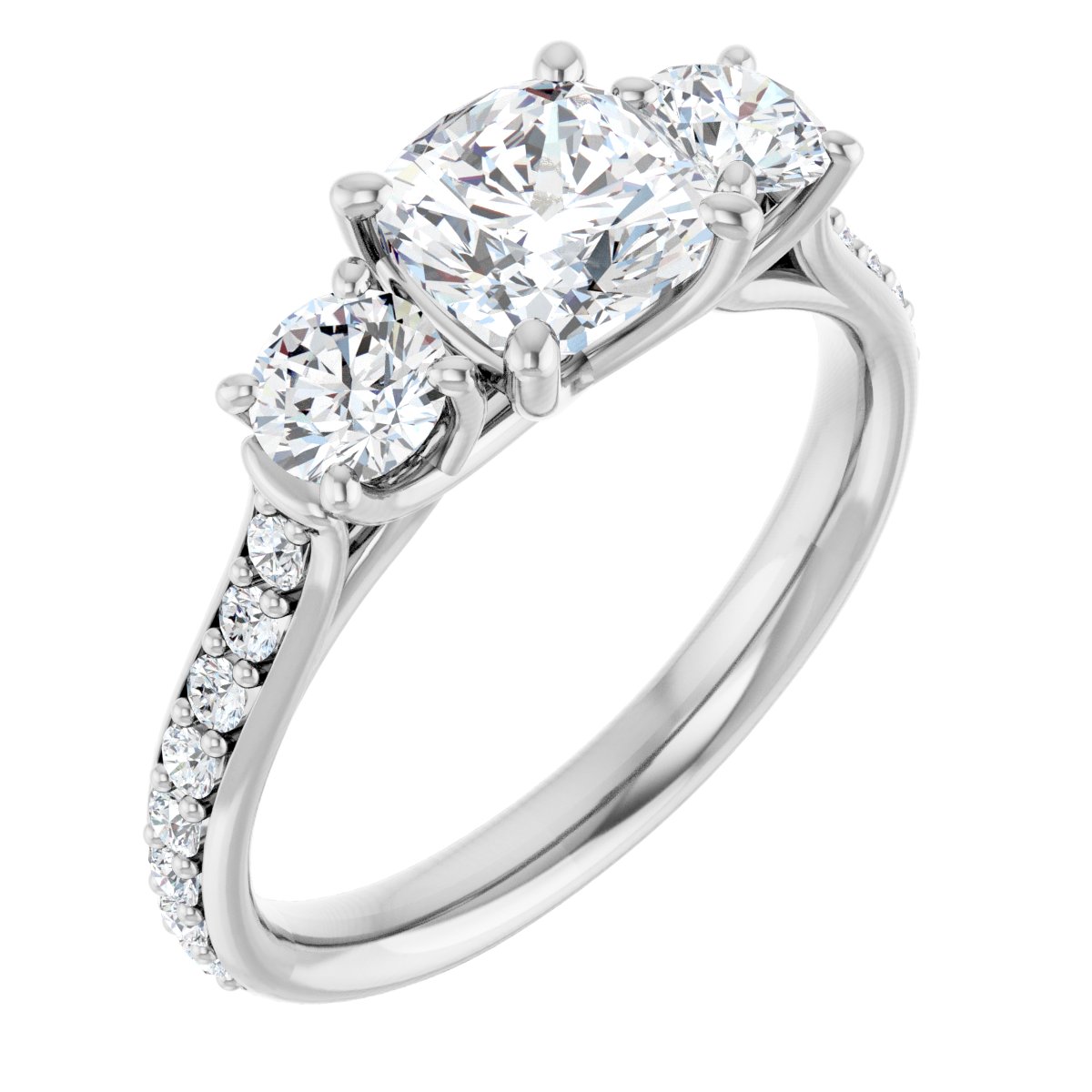 Three-Stone Engagement Ring
