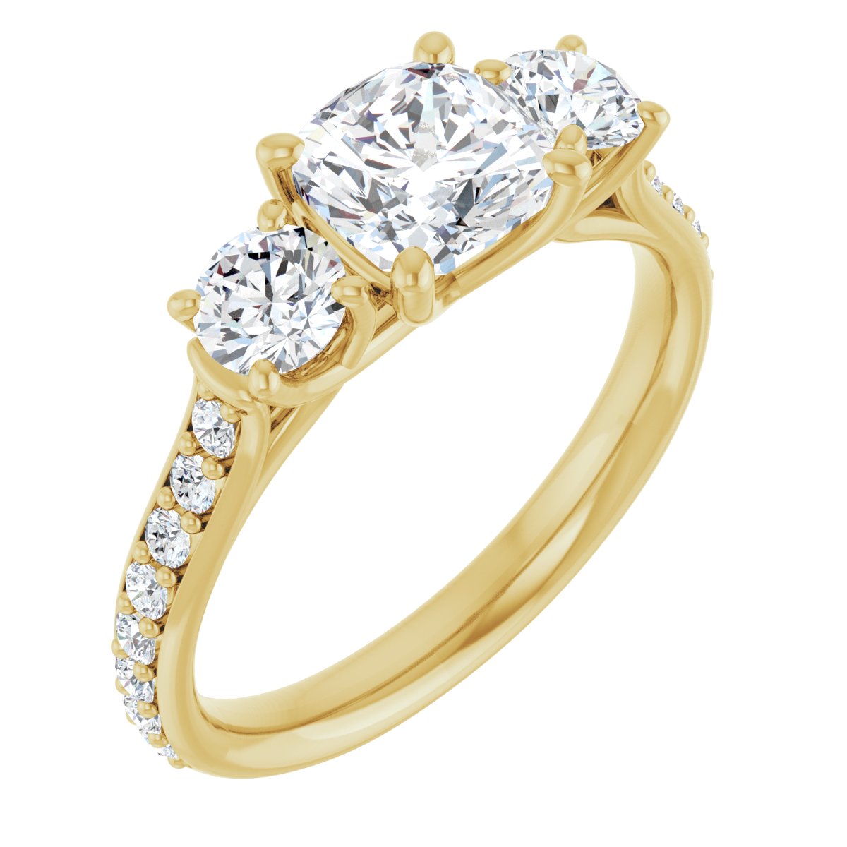 Three-Stone Engagement Ring