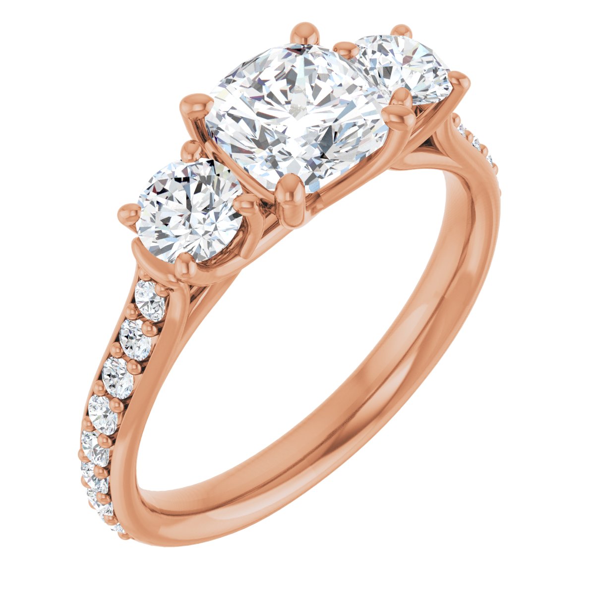 Three-Stone Engagement Ring