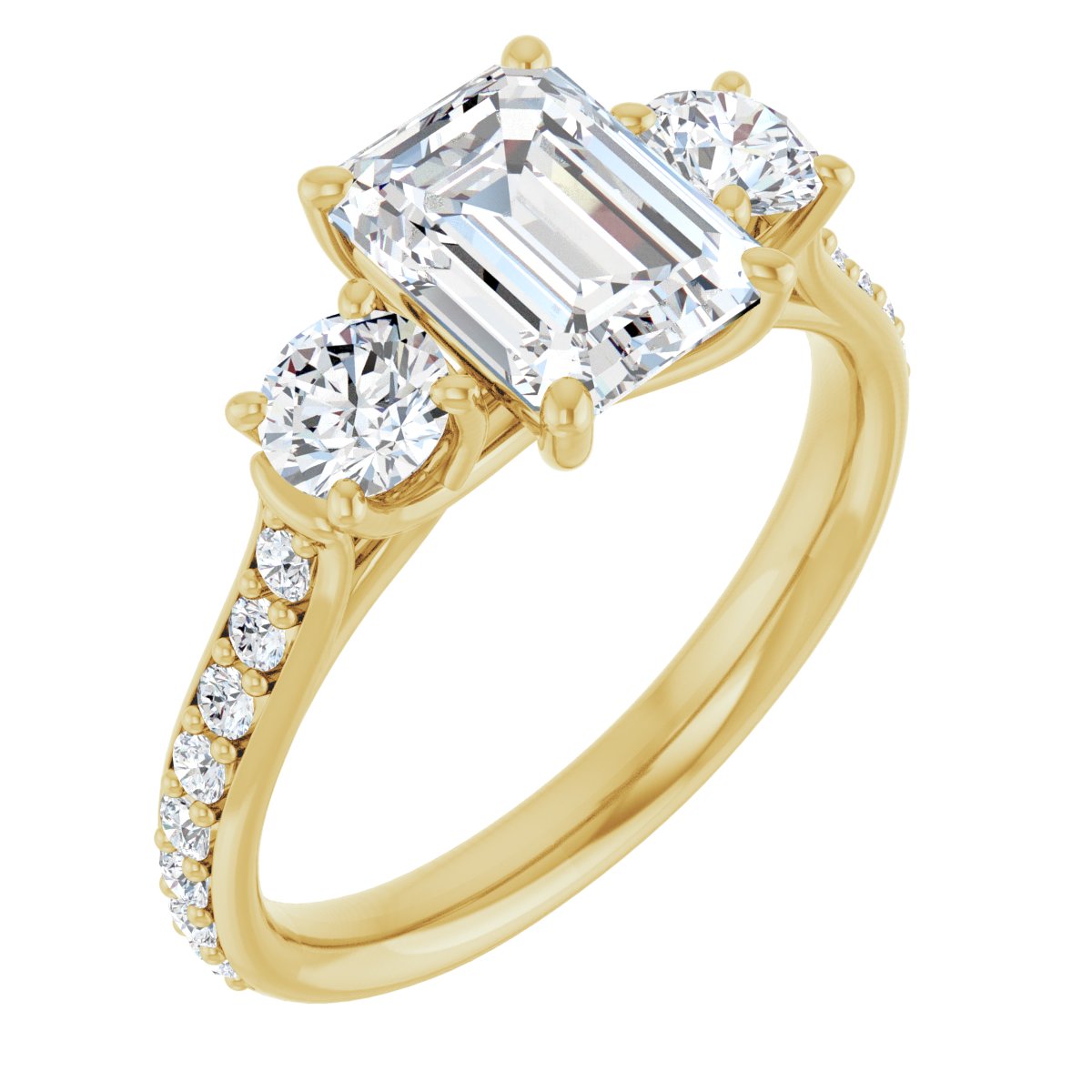 Three-Stone Engagement Ring