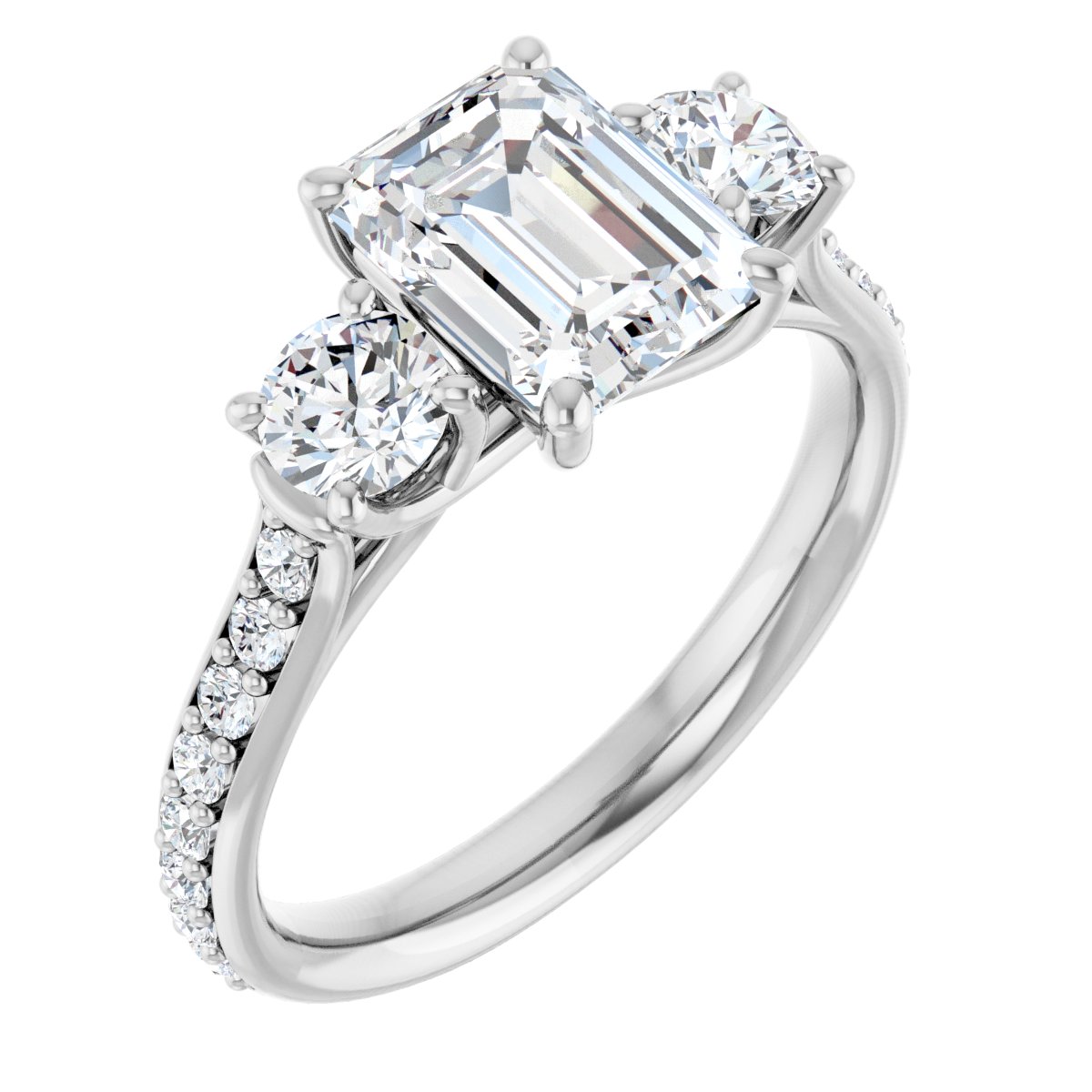 Three-Stone Engagement Ring