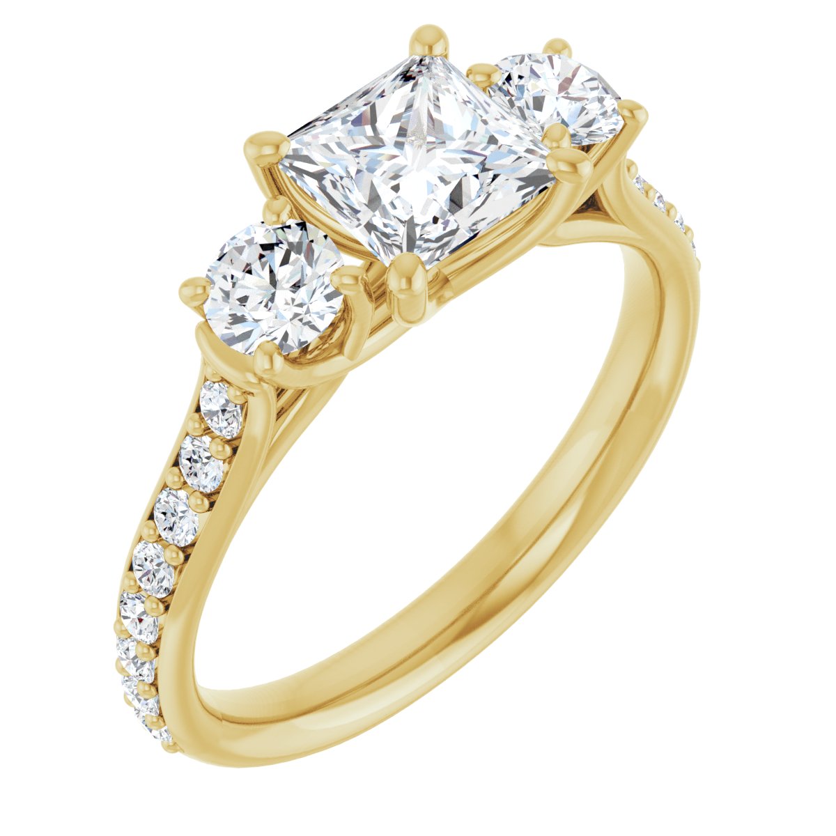 Three-Stone Engagement Ring