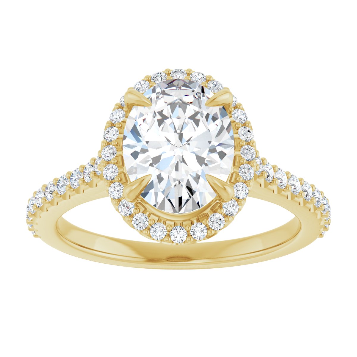 Halo-Style Engagement Ring