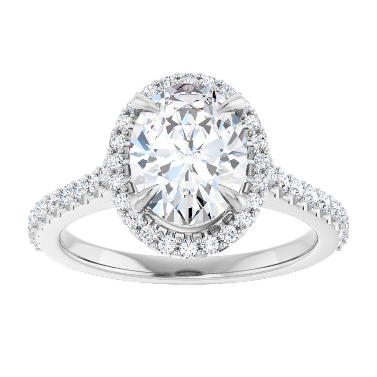 Halo-Style Engagement Ring