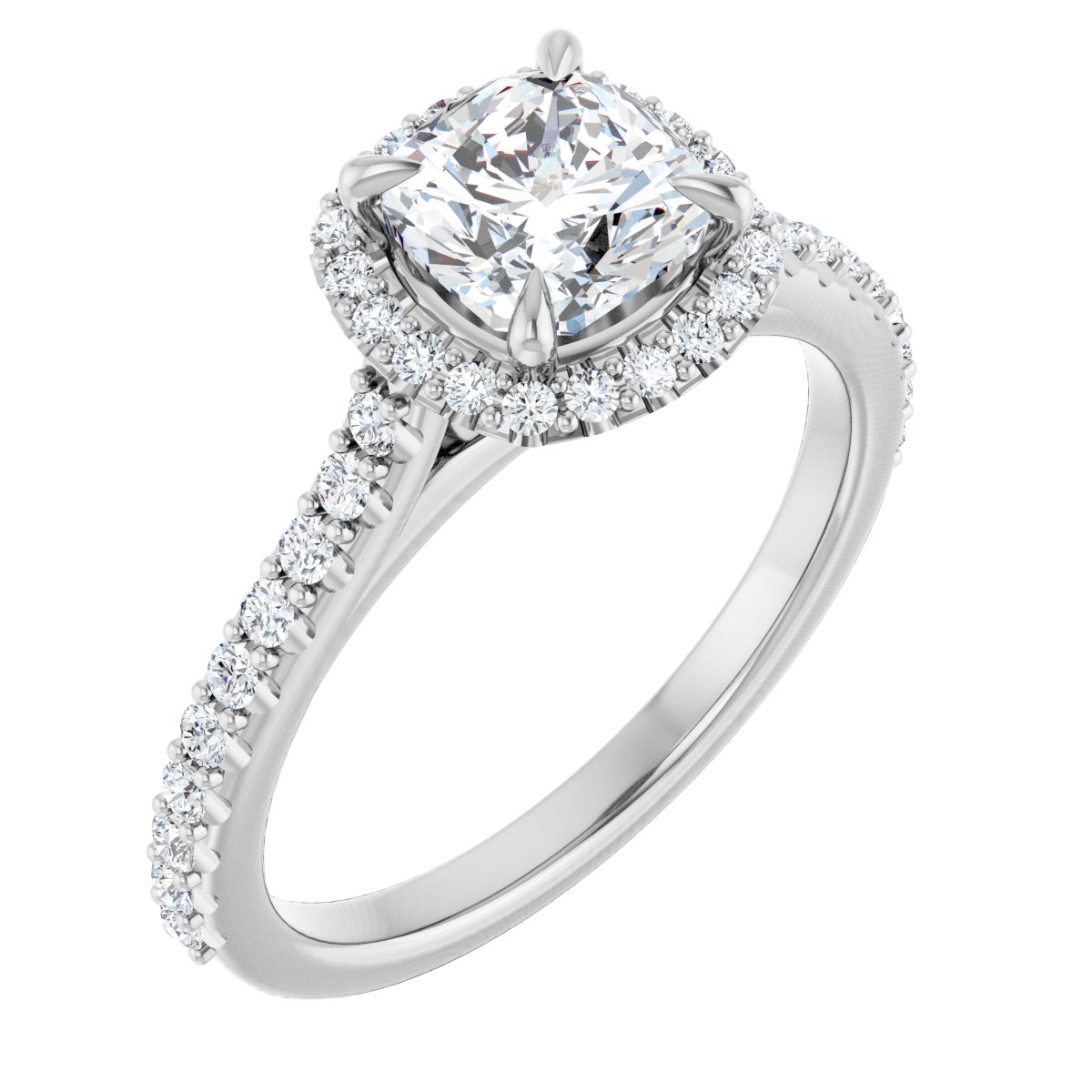 Halo-Style Engagement Ring