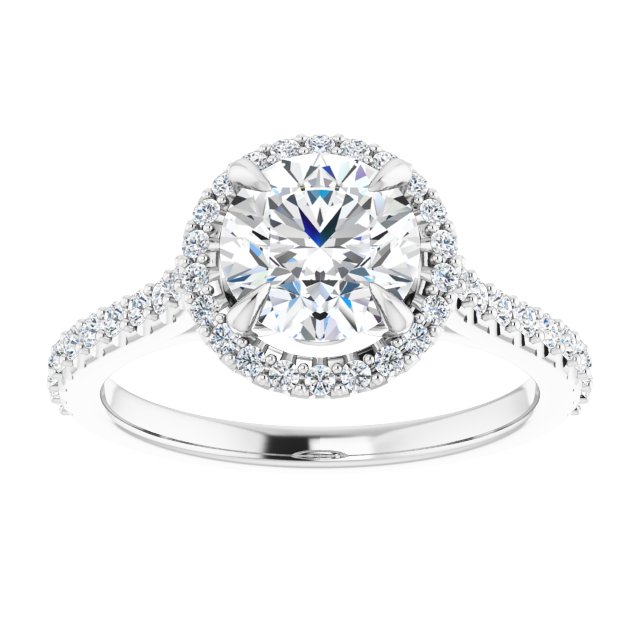 Halo-Style Engagement Ring