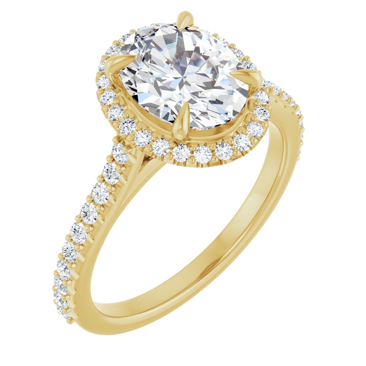 Halo-Style Engagement Ring