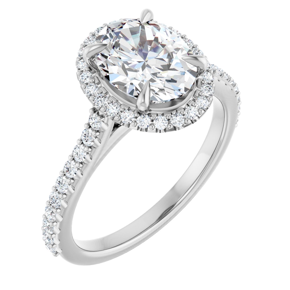 Halo-Style Engagement Ring