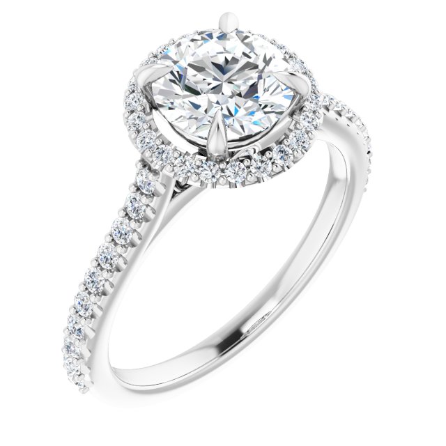 Halo-Style Engagement Ring