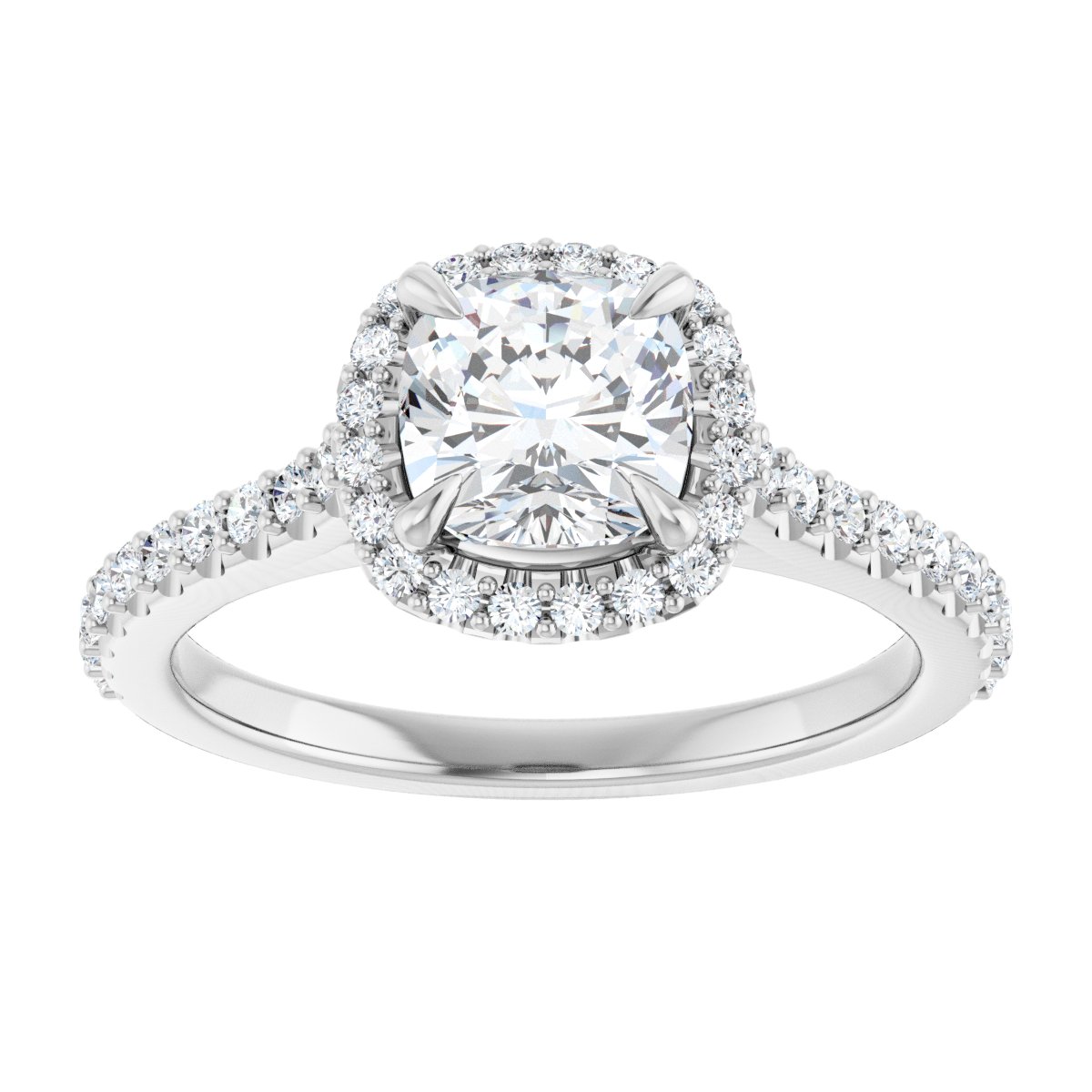 Halo-Style Engagement Ring