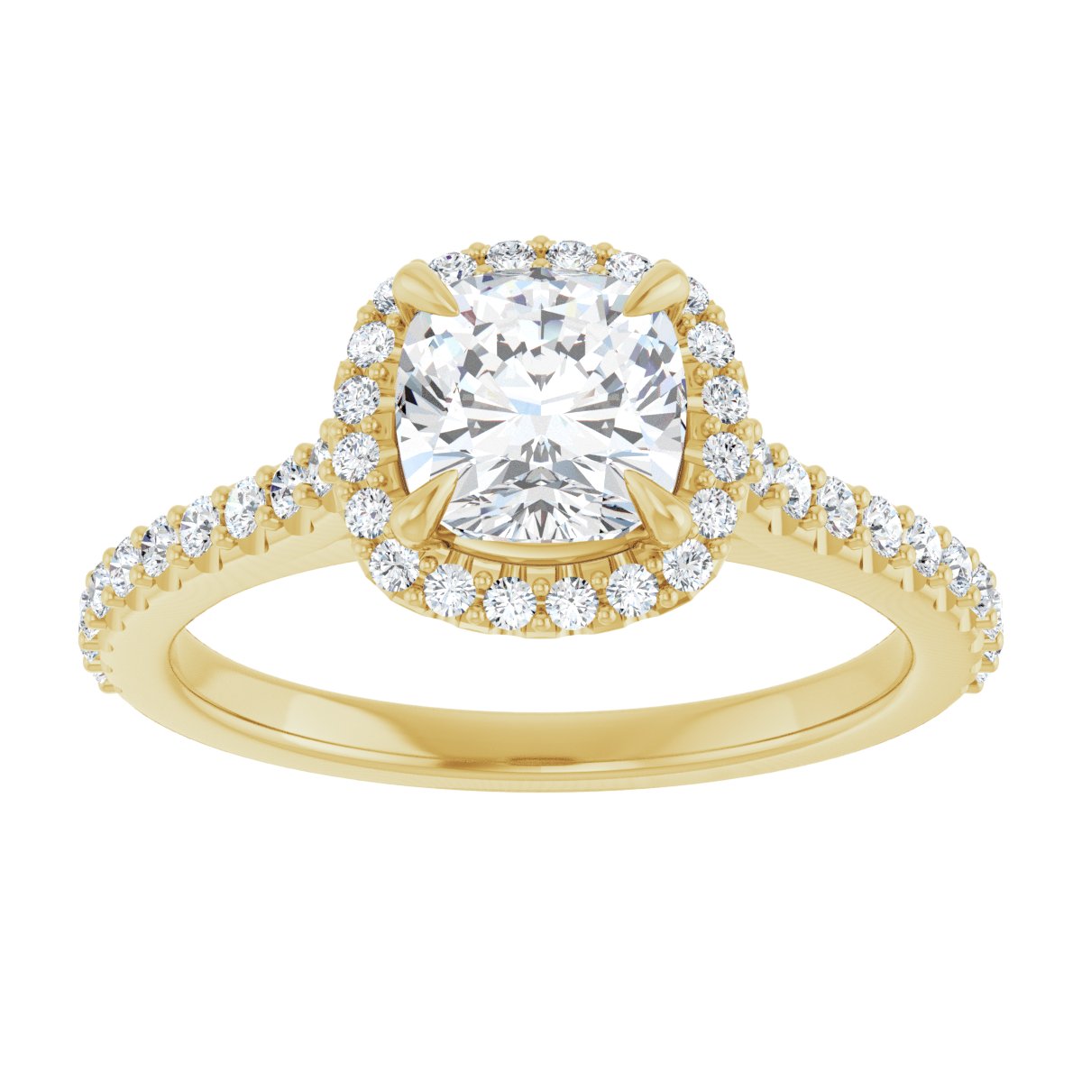 Halo-Style Engagement Ring