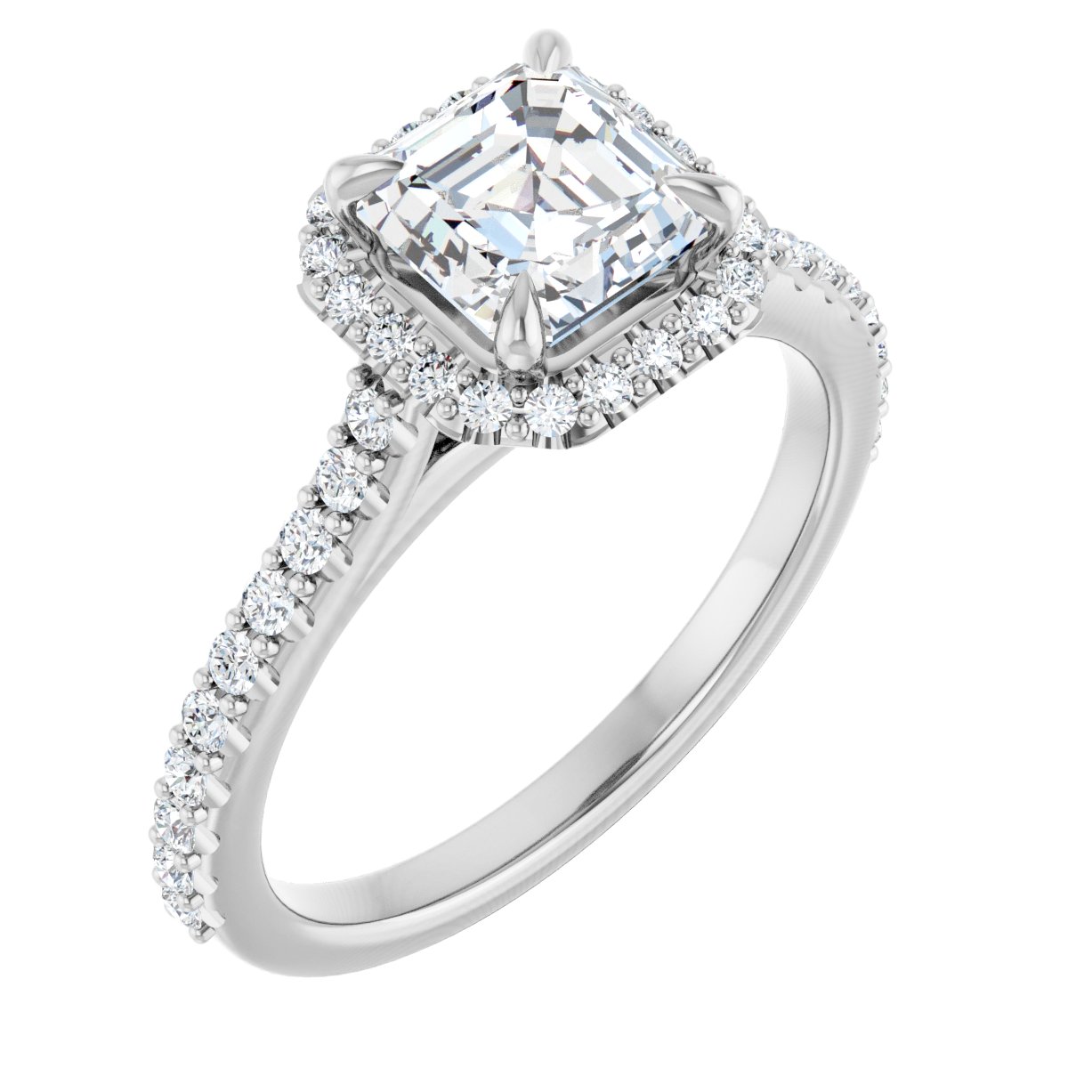 Halo-Style Engagement Ring