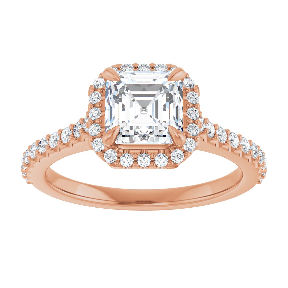 Halo-Style Engagement Ring