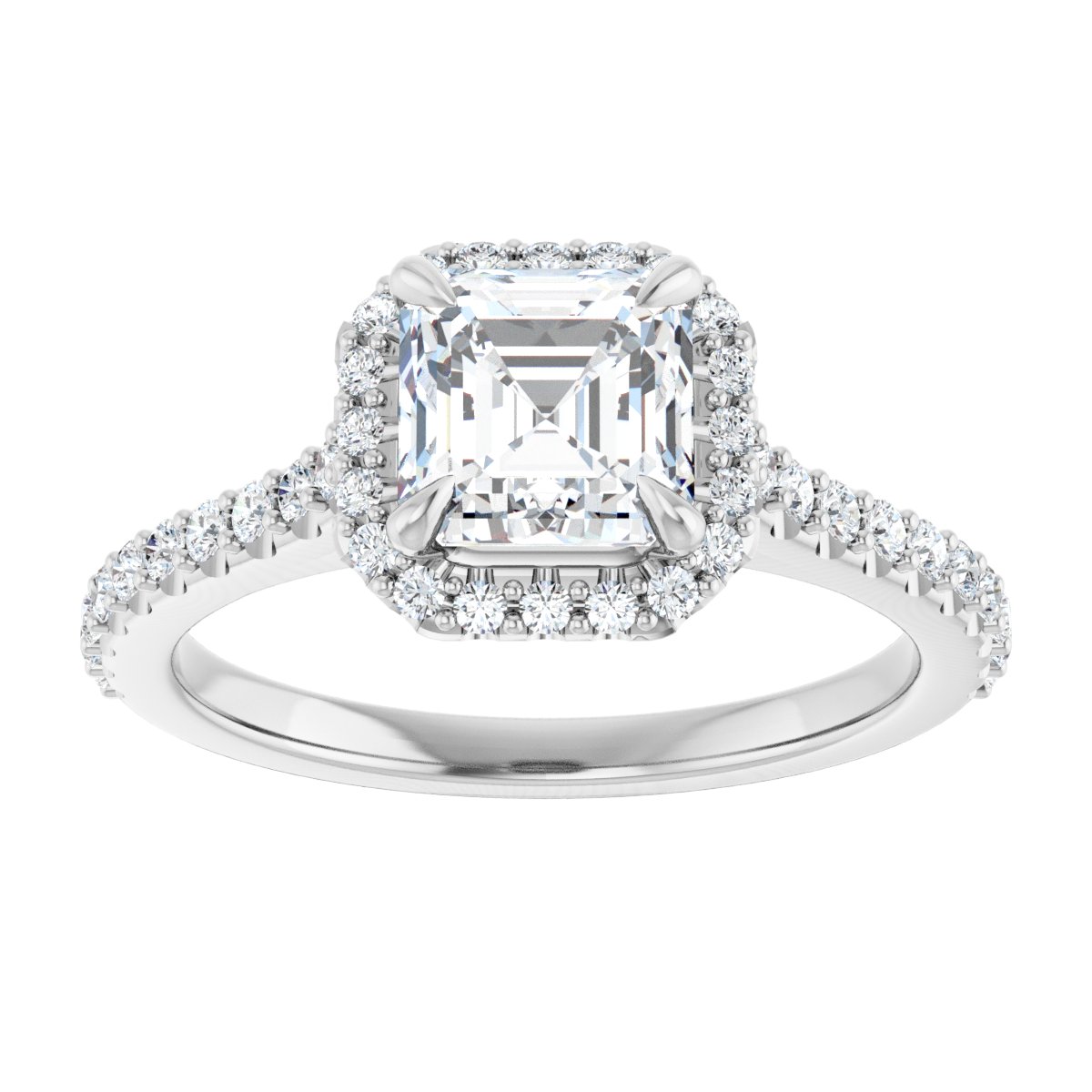 Halo-Style Engagement Ring