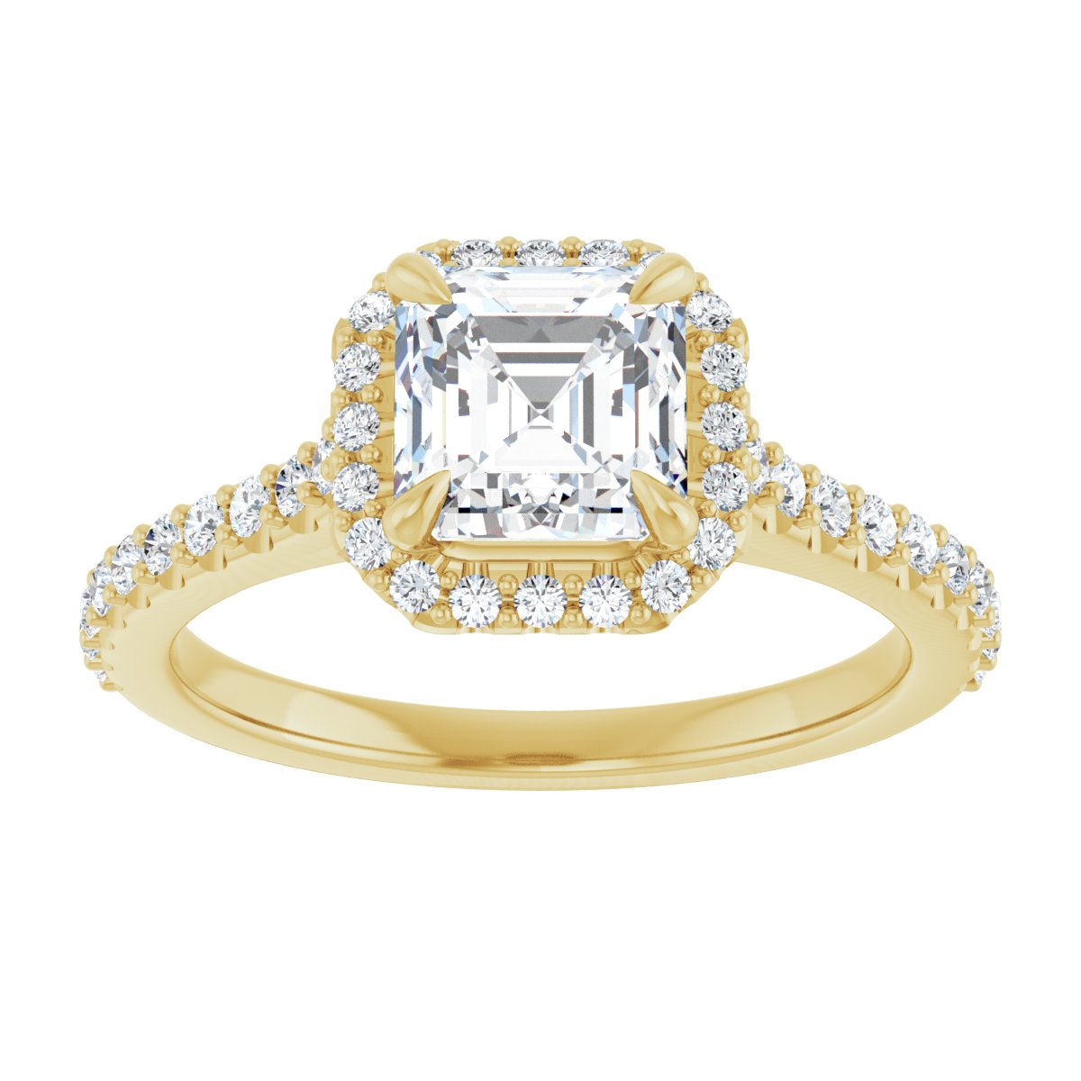 Halo-Style Engagement Ring