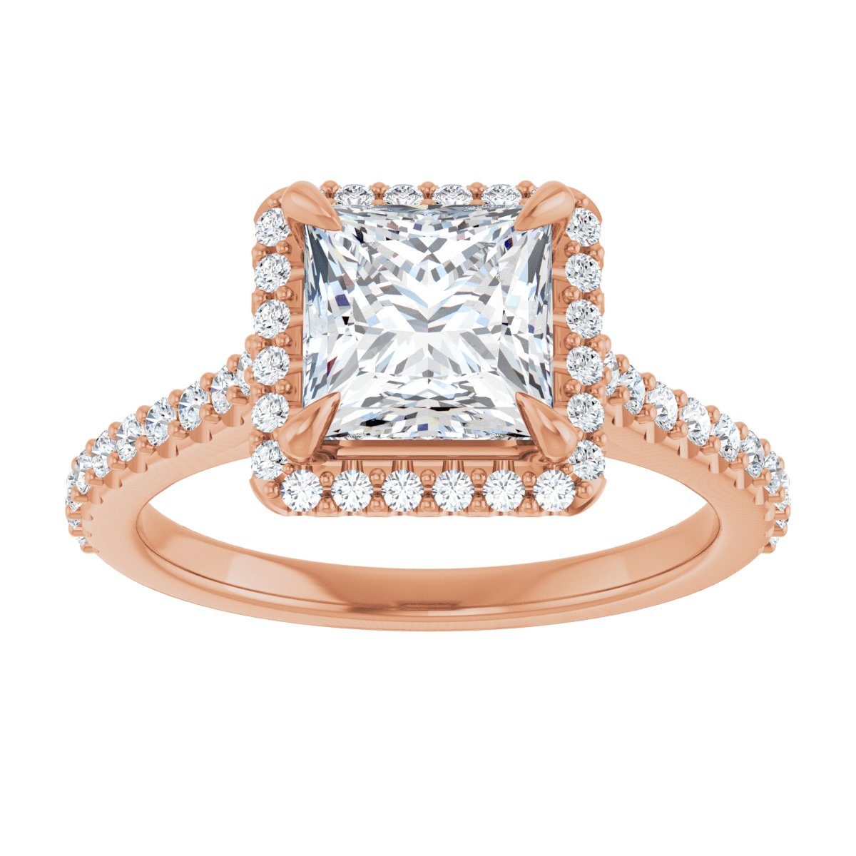 Halo-Style Engagement Ring