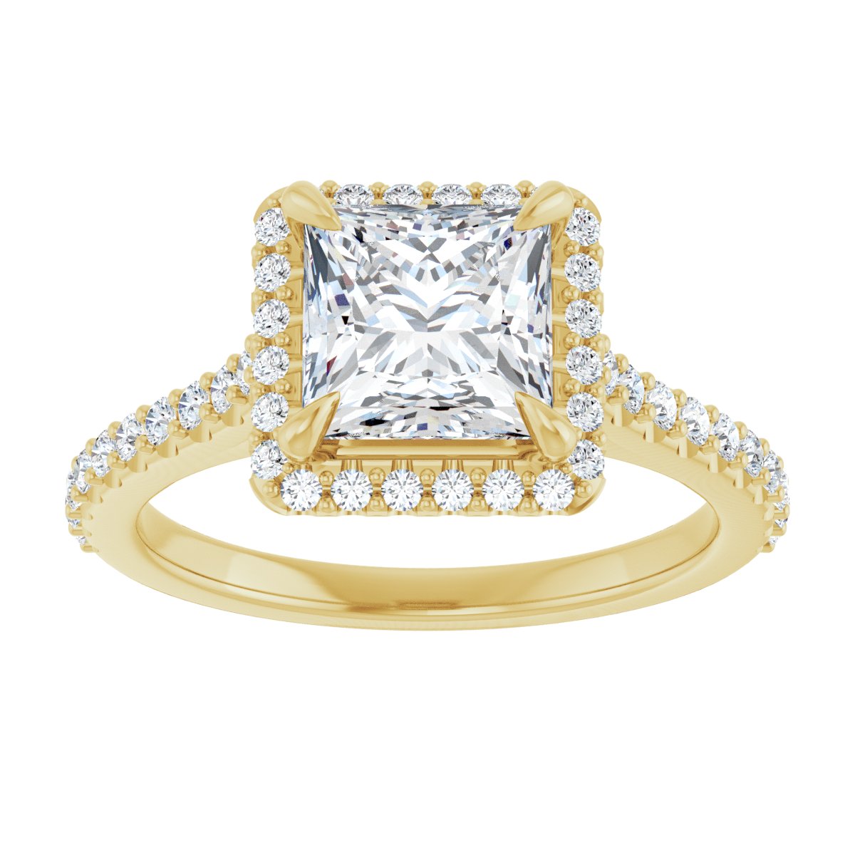 Halo-Style Engagement Ring