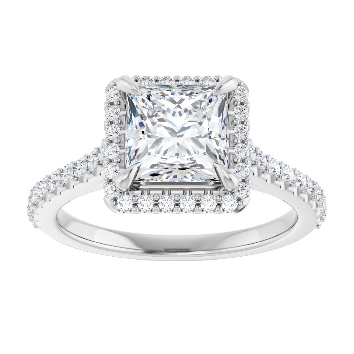 Halo-Style Engagement Ring