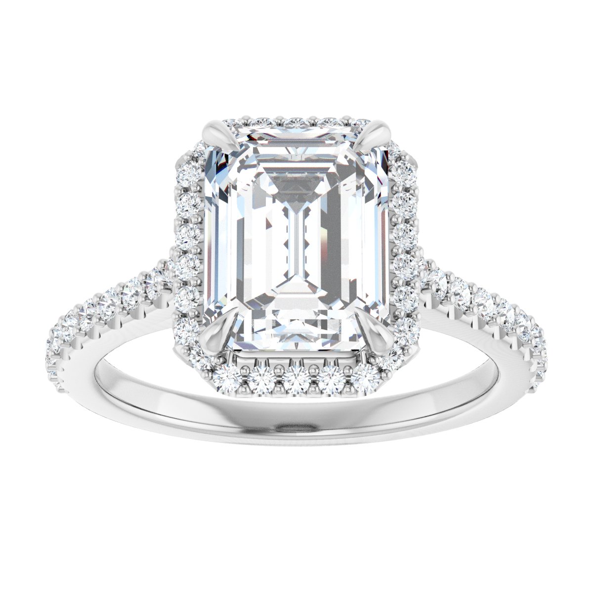 Halo-Style Engagement Ring