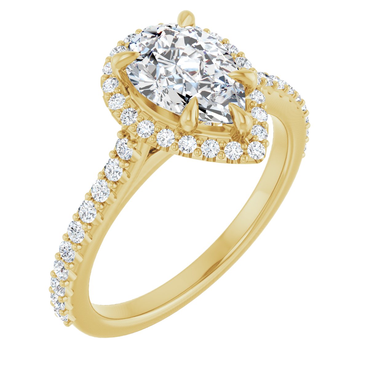 Halo-Style Engagement Ring