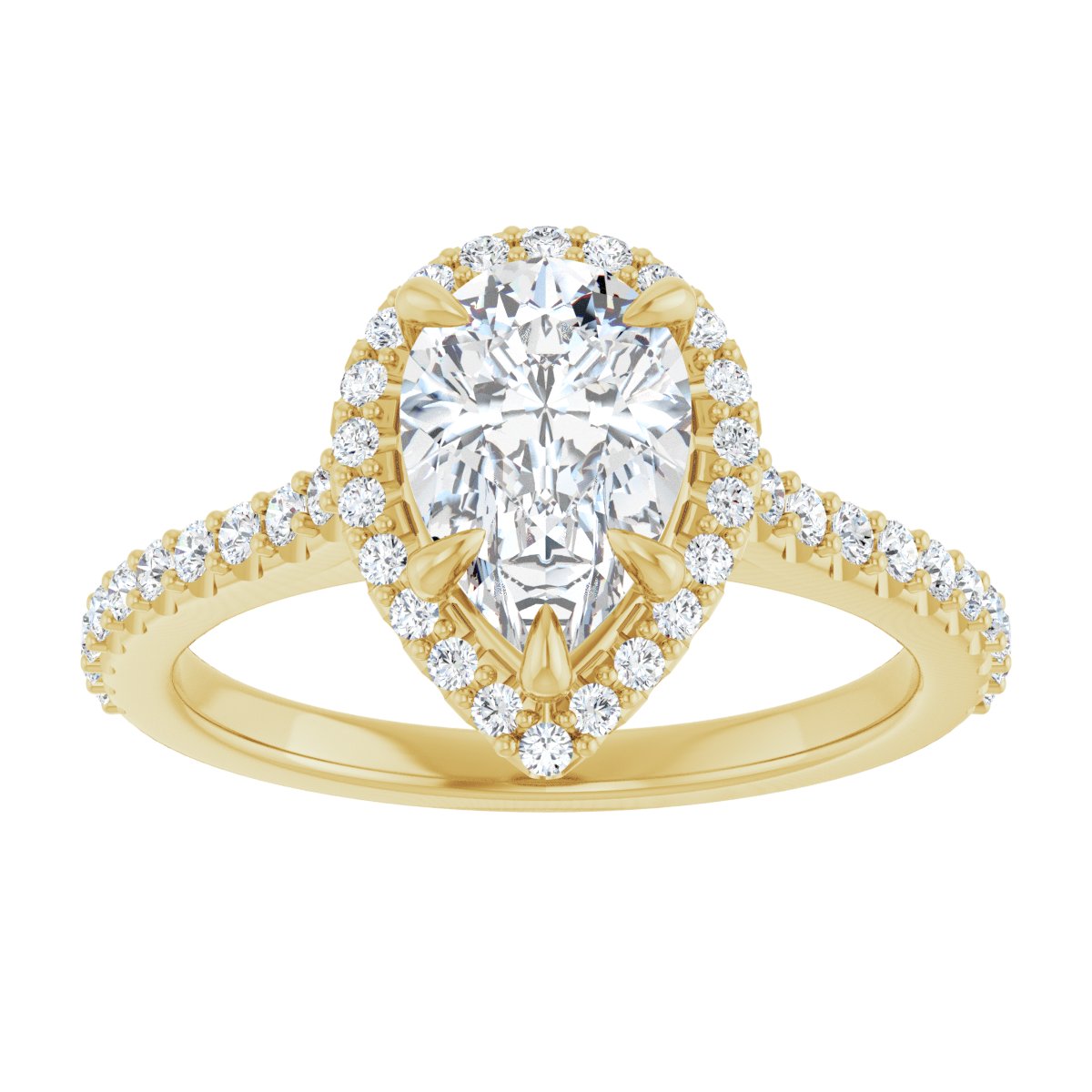 Halo-Style Engagement Ring