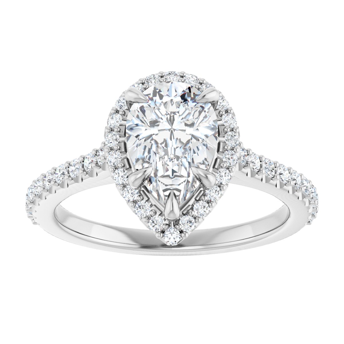 Halo-Style Engagement Ring