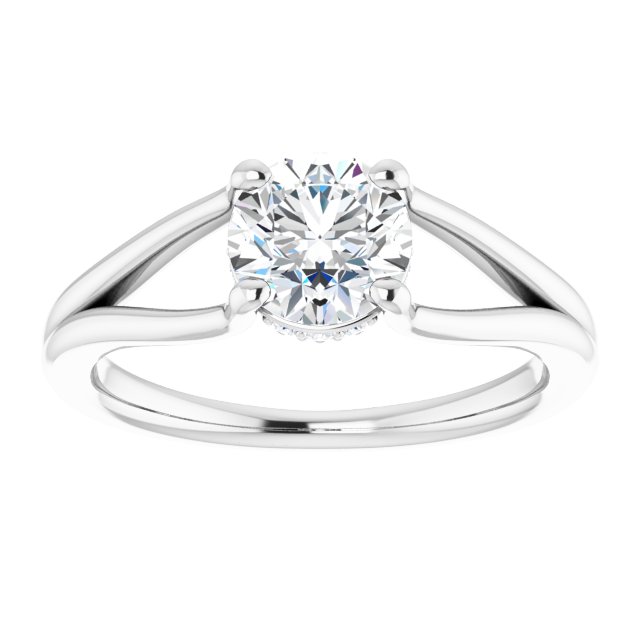 Accented Engagement Ring or Band