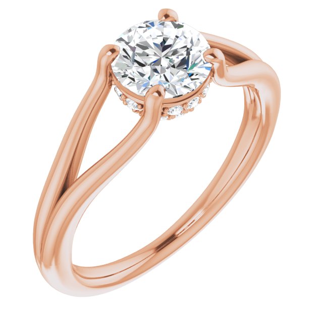 Accented Engagement Ring or Band