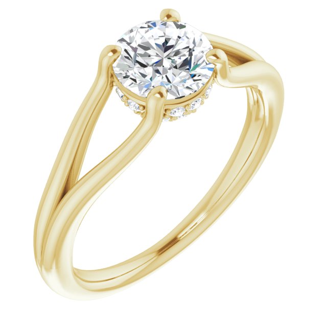 Accented Engagement Ring or Band