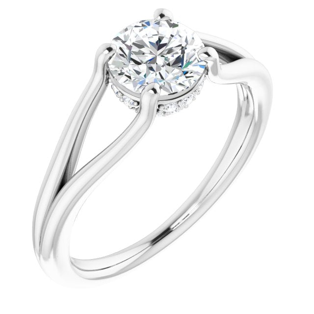 Accented Engagement Ring or Band