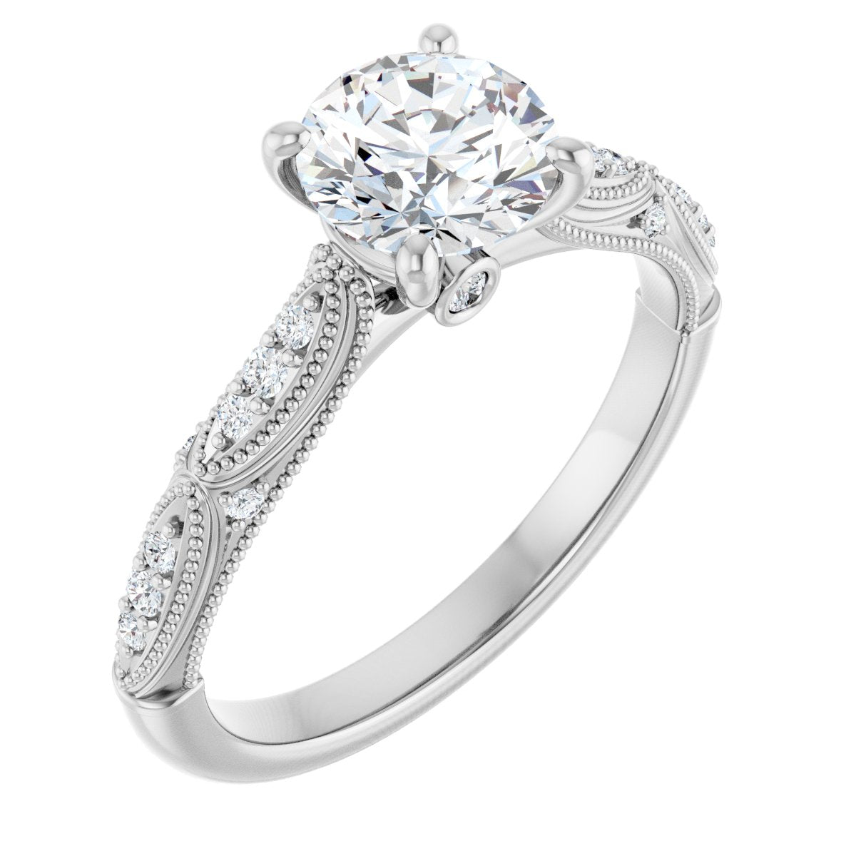 Accented Engagement Ring