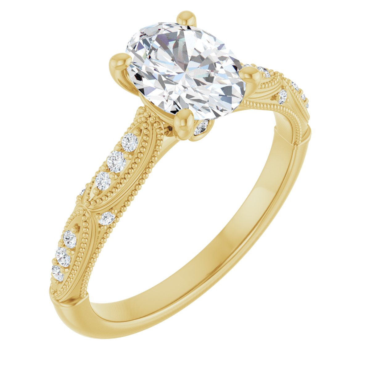 Accented Engagement Ring