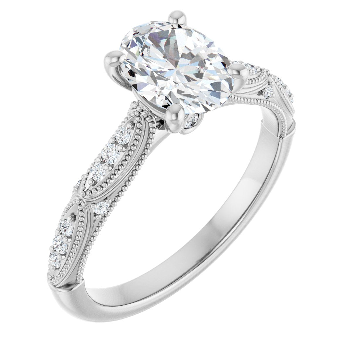 Accented Engagement Ring