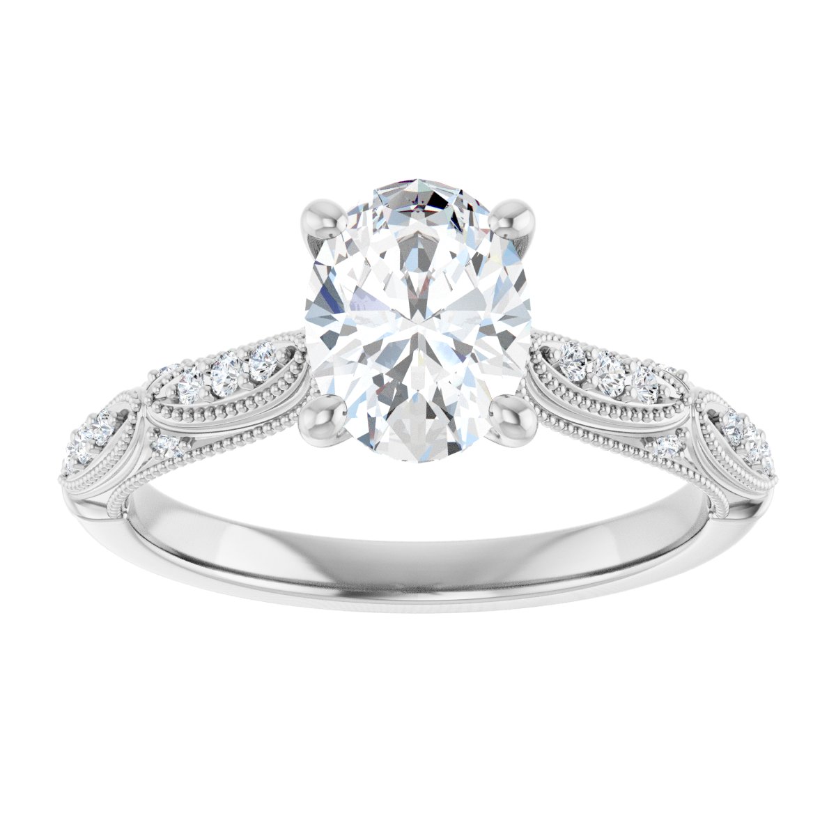 Accented Engagement Ring
