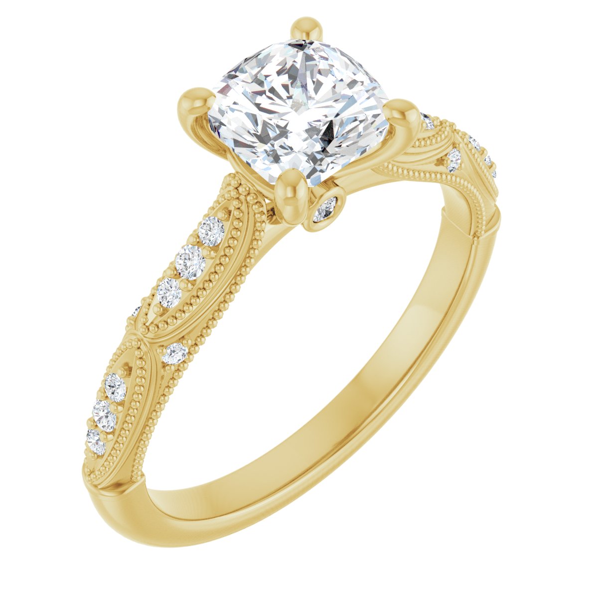Accented Engagement Ring