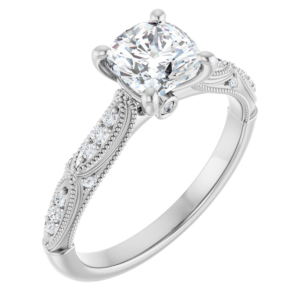 Accented Engagement Ring