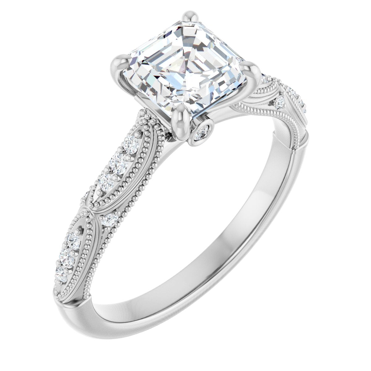 Accented Engagement Ring