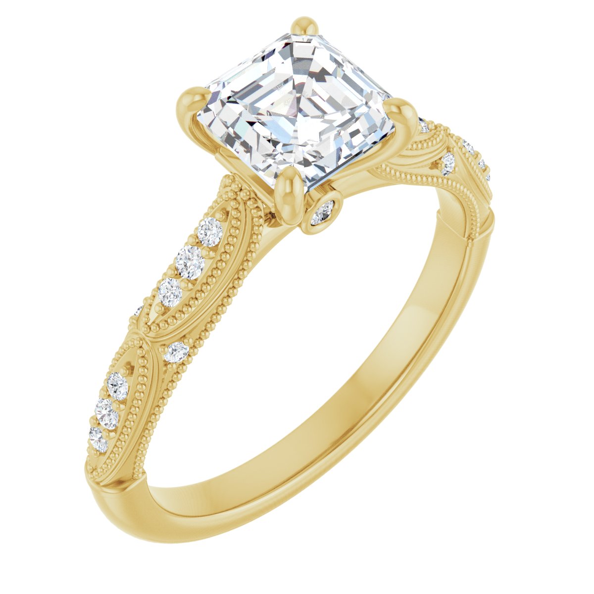 Accented Engagement Ring