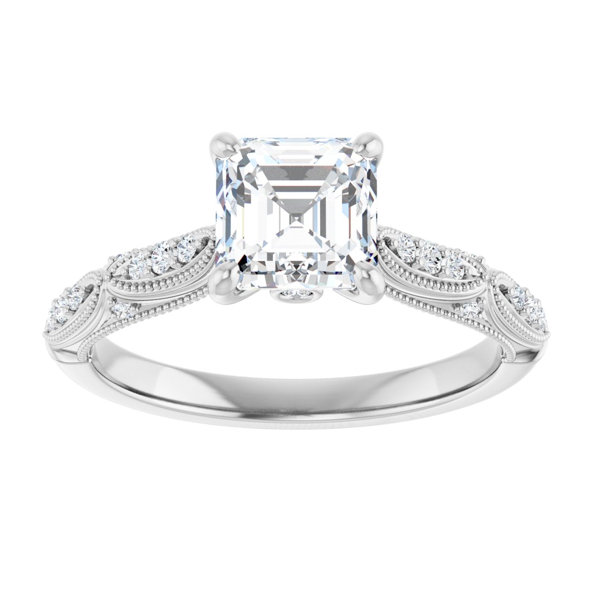 Accented Engagement Ring