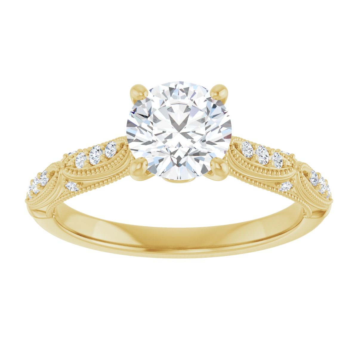 Accented Engagement Ring