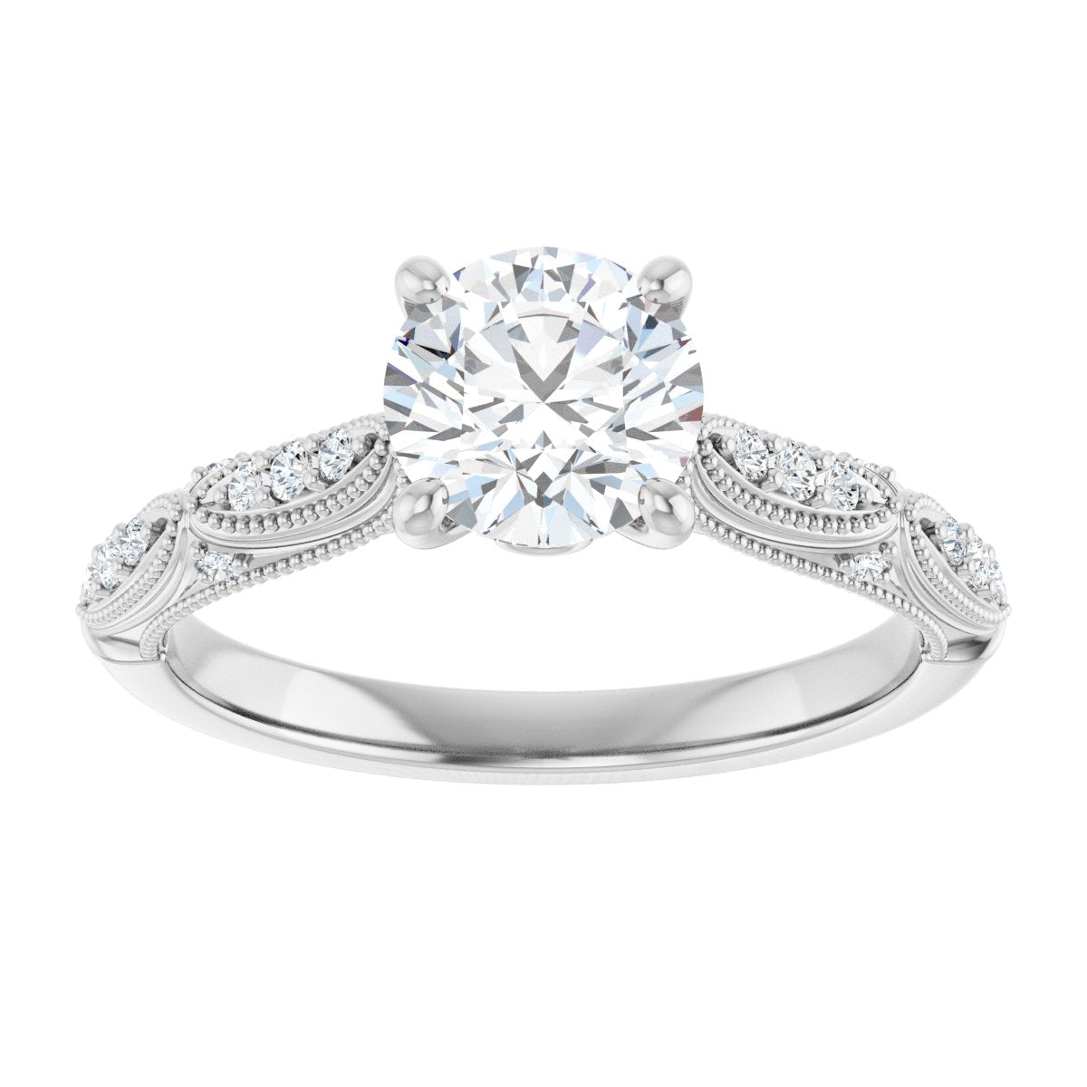 Accented Engagement Ring