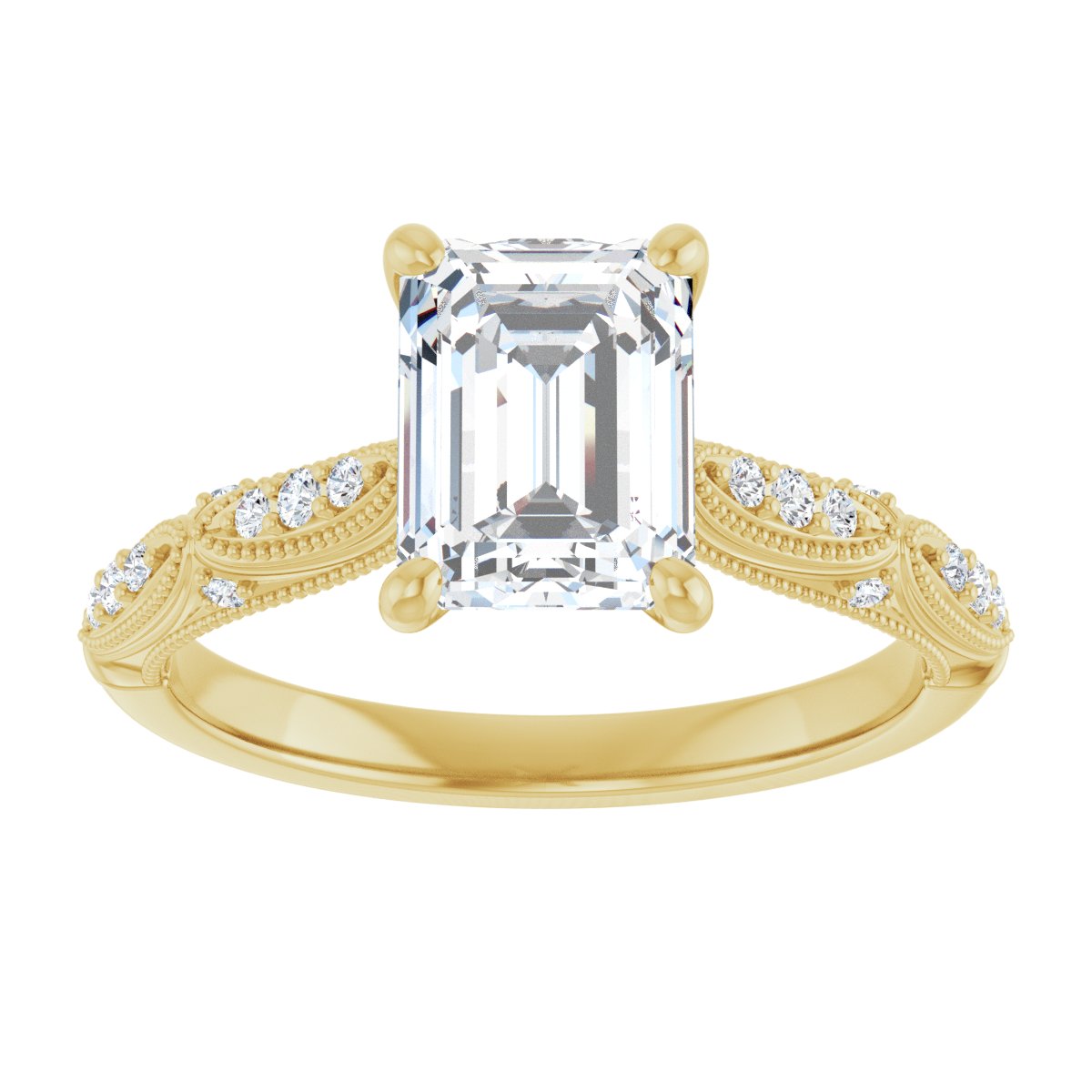 Accented Engagement Ring