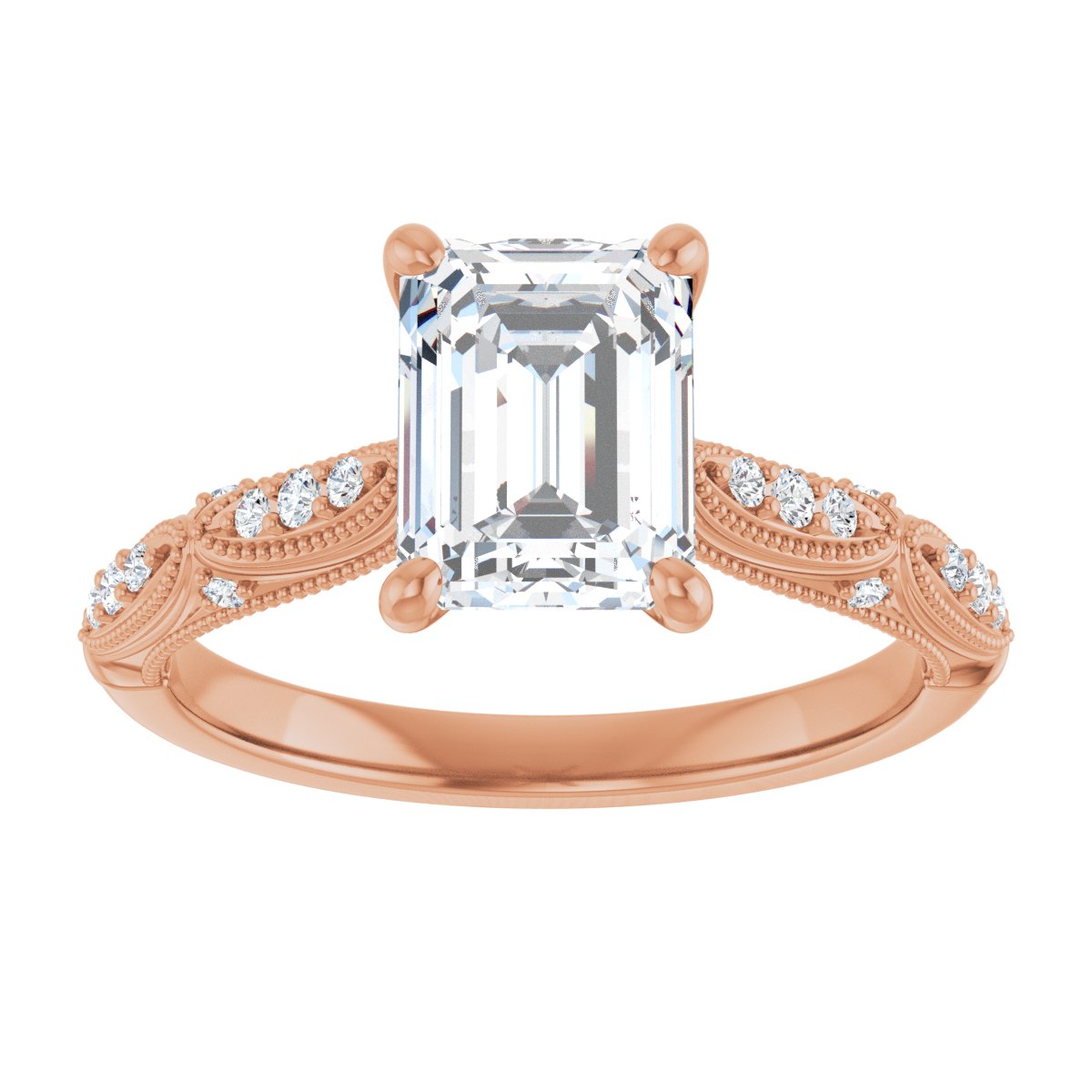 Accented Engagement Ring