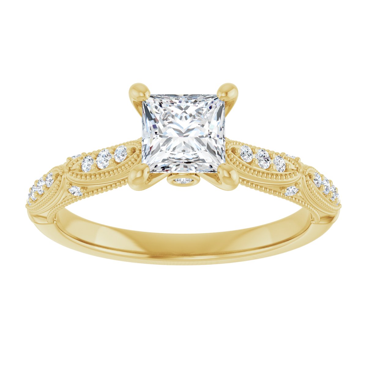 Accented Engagement Ring