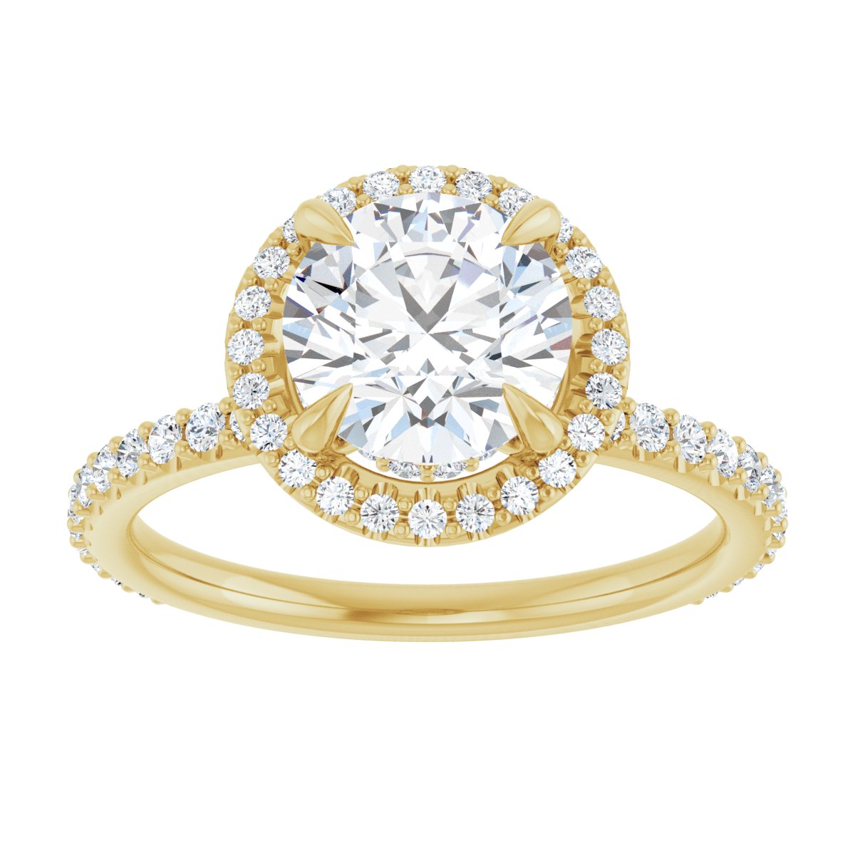 Halo-Style Engagement Ring