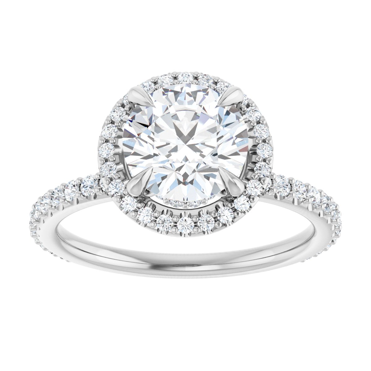 Halo-Style Engagement Ring