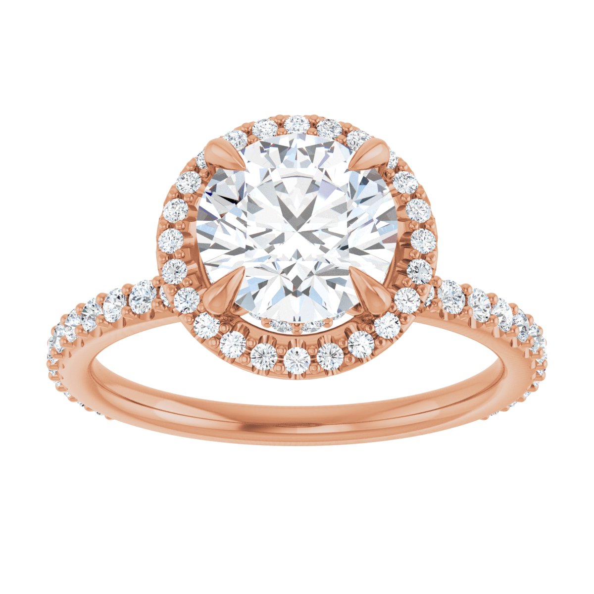 Halo-Style Engagement Ring