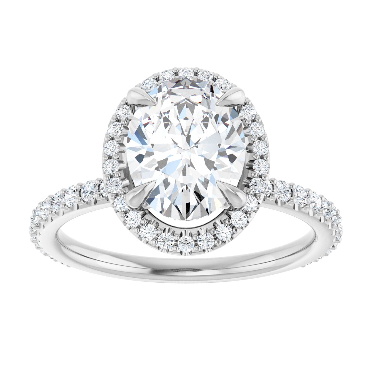 Halo-Style Engagement Ring